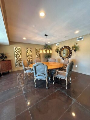 Main House eating area
