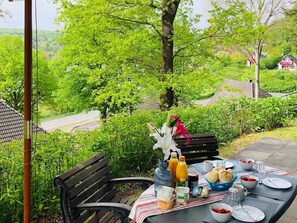 Ferienhaus Felix, 75qm, 3 Schlafzimmer, max. 6 Personen + Baby-Dehor