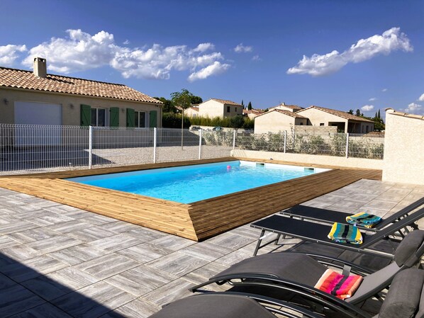 Schwimmbad des Ferienhauses
