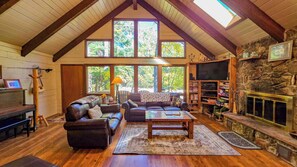 Cozy cabin living