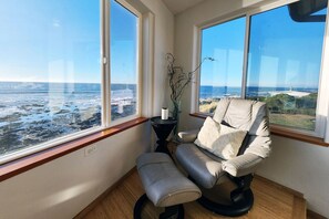 Sit and relax and be mesmerized by the crashing waves.