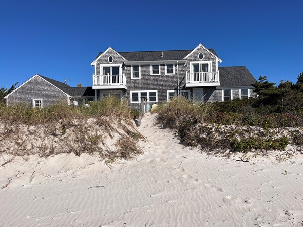 View of Back Elevation from Beach