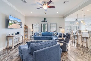 Living Area - Bright and airy living space with natural light