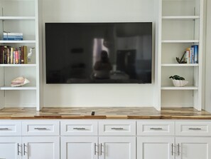 75"Flat screen TV in Great room