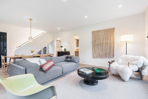 Create cherished memories in this stylish living room at Concrete