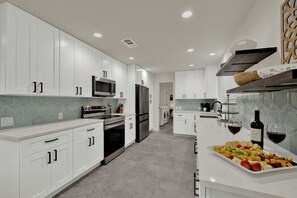 Plenty of counterspace in the kitchen for prepping meals or snacks