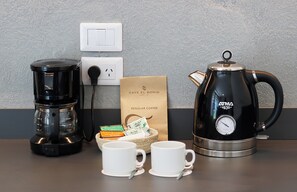 Kaffe och/eller kaffebryggare