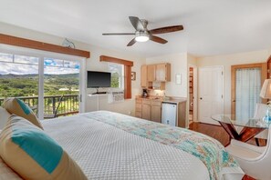 Ceiling Fan, Bed, Furniture, Indoors, Bedroom