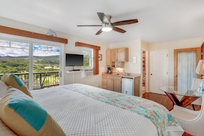 Ceiling Fan, Bed, Furniture, Indoors, Bedroom