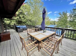 Outdoor dining.