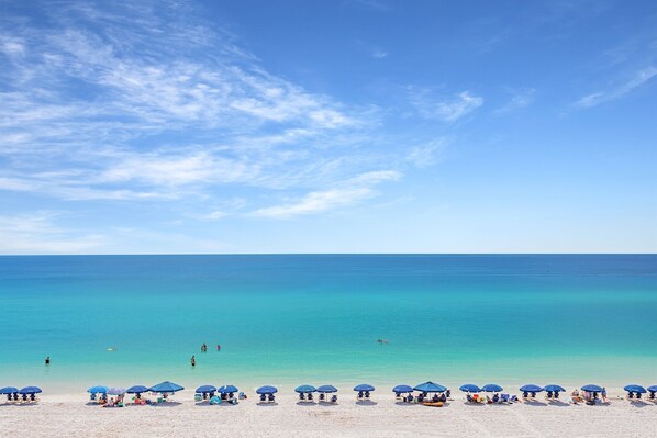This Beachfront Home has incredible views, private beach access - no condo crowds here! Come and Relax!
