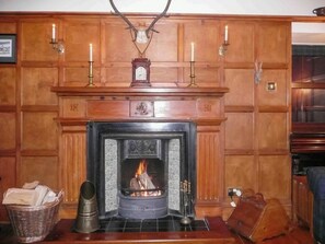 Open fire in Living Room  | Mor Carraig., Inverness