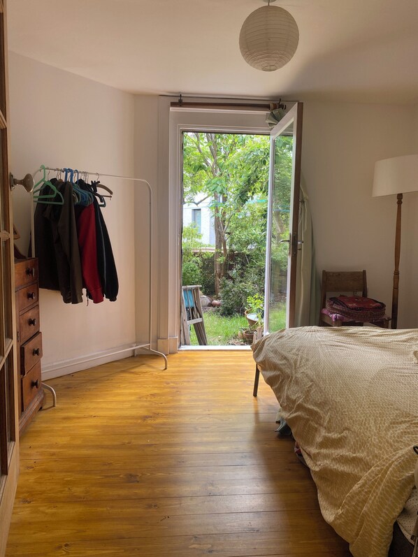 Main bedroom at rear of house
