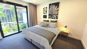 Master bedroom with king bed