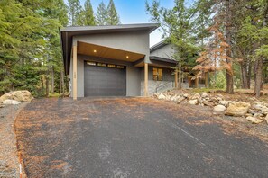 Front of the home- driveway