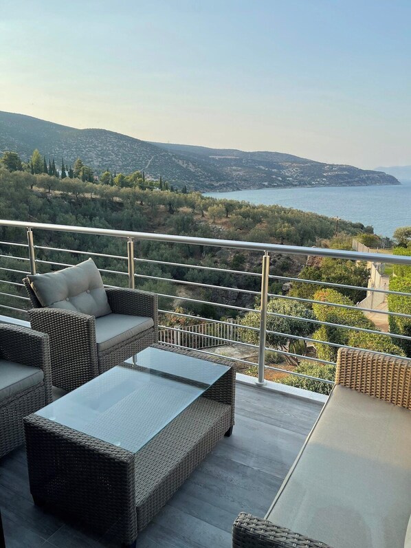 Stunning sea and mountain views