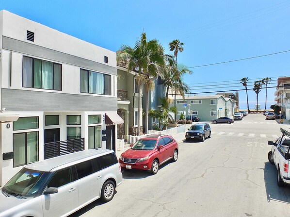Parking just outside Beach & Bay Retreat