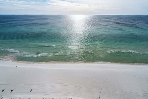 Step out onto the private balcony & lounge with stunning ocean views