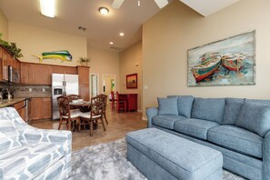 Open airy living space