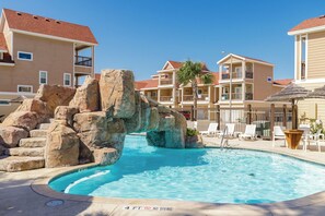 Lounge the day away or make a splash in the sparkling communal pool!