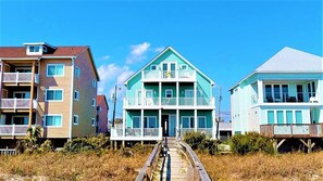 The Big Grouper House View from Beach