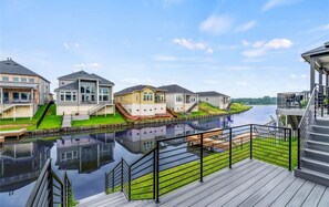 Stunning views from multi-level decks