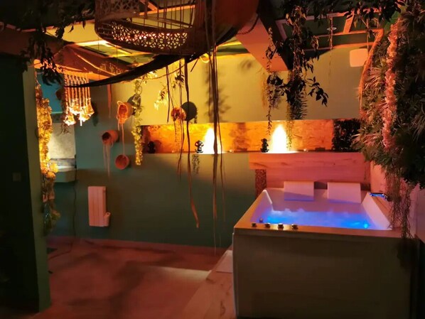 Bubbelpool inomhus