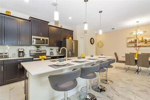 Indoors, Kitchen, Kitchen Island, Microwave, Oven