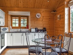Kitchen/diner | Bluebell - Lowfield Log Cabins, Staintondale near Scarborough