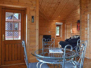 Kitchen/diner | Bluebell - Lowfield Log Cabins, Staintondale near Scarborough