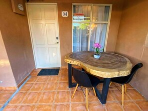 Perfect spot to drink your morning coffee and enjoy a pleasant morning.