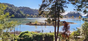 Views from the Lounge and Deck over the Inlet during full tide