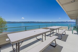 Breakfast with a view! Relax on the balcony & soak up the beauty of Bear Lake.