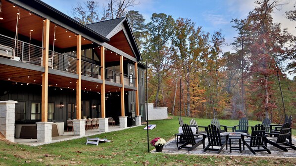 Large, flat backyard and multiple outdoor spaces for everyone to enjoy!