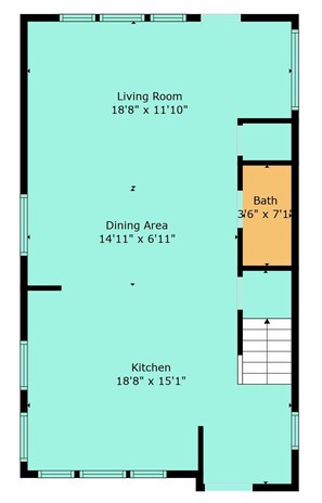 1st level floor plan