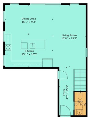 1st level floor plan