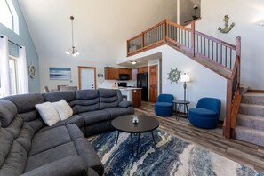 Living Room and Open Loft