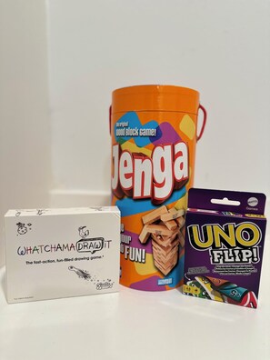 Games galore for your fun and entertainment.