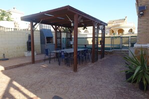 Pergola for shaded outside dining