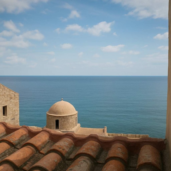 Wake up to stunning sea views right from your bed.