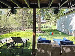 Loungers can be moved for sun or shade preference
