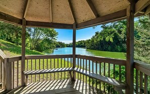 View from gazebo