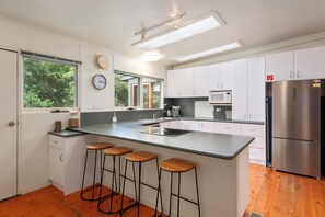 Fully equipped kitchen, perfect for self catering
