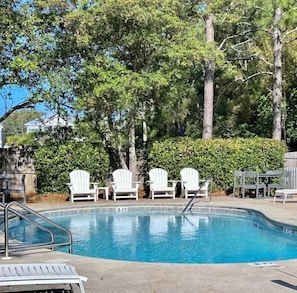 It's a short walk to the Community Pool with Bathrooms