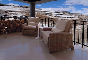 Outside deck