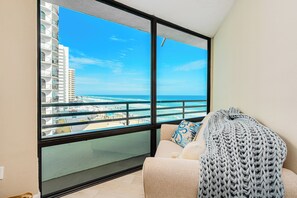 Perfect reading nook with a view!