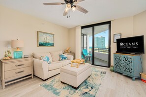 Comfortable furnishing and a Smart TV