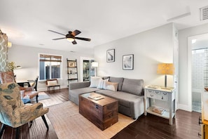 Living Room with Sleeper Sofa that sleeps 2