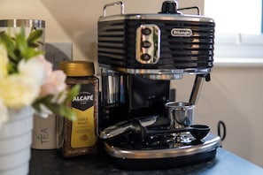 Kaffe och/eller kaffebryggare