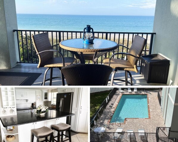 Palms 3bed/2.5ba Gulf Front Condo GCV1-040 (1599)